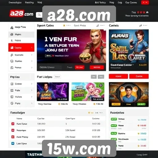 Análise da interface de usuário do a28.com